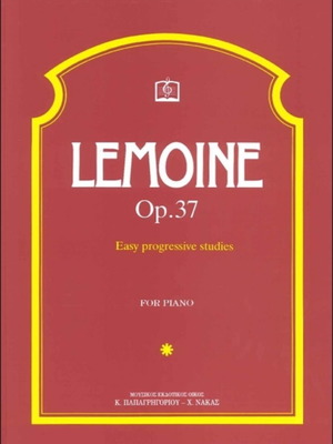 Lemoine Op. 37 Easy Progressive Studies for Piano