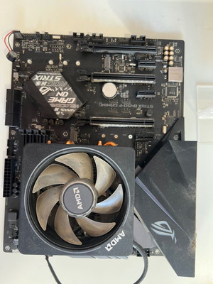 Motherboard B450-F Gaming Edition and AMD Ryzen 7 2700X CPU used