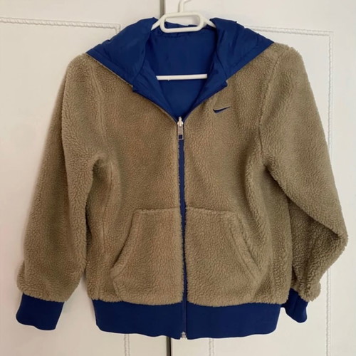 Nike double faced kids jacket for boys 10-12 years like new