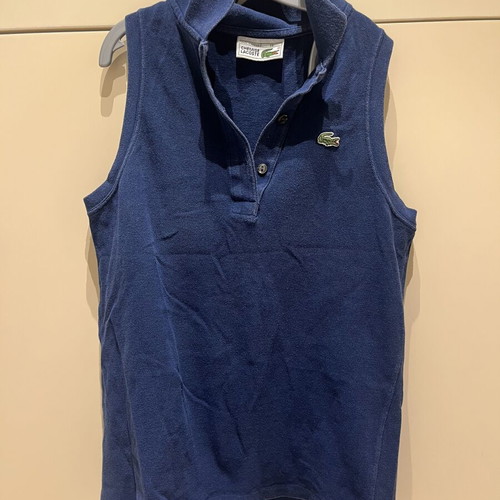 Lacoste women's top size 38 like new, blue