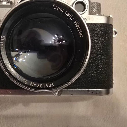 Leica φωτογραφική μηχανή μεταχειρισμένη με θήκη, φακό και φωτόμετρο