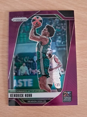 Panini Prizm Euroleague Kendrick Nunn card new