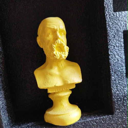 Socrates Philosopher Gypsum Statue 15 cm Height Solid