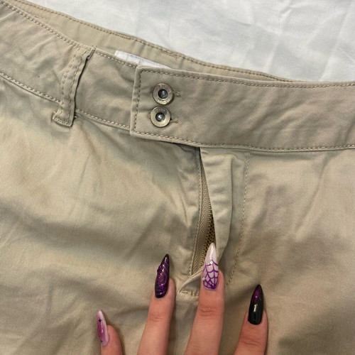 Beige skirt used, in good condition, size M