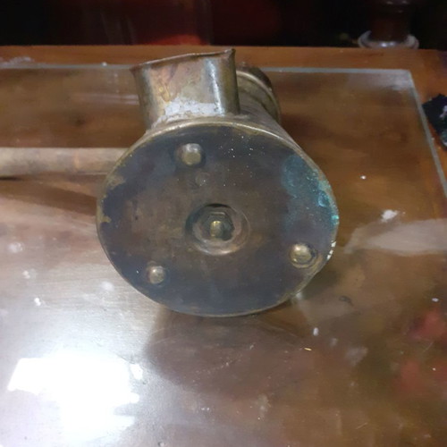 Electric brass briki used with wooden handle