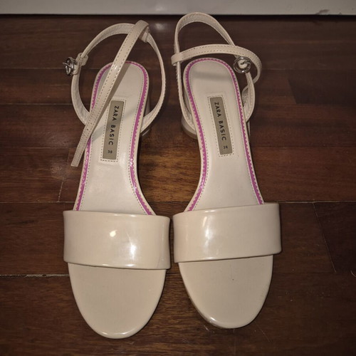 Zara beige sandals size 38