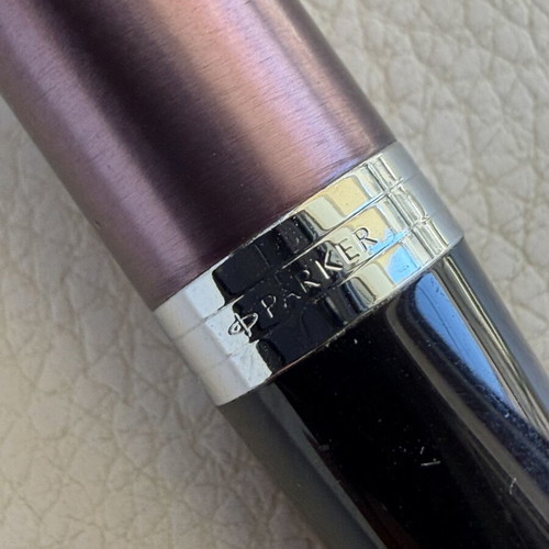 Parker Stylograph Ballpoint Pen like new, burgundy metallic