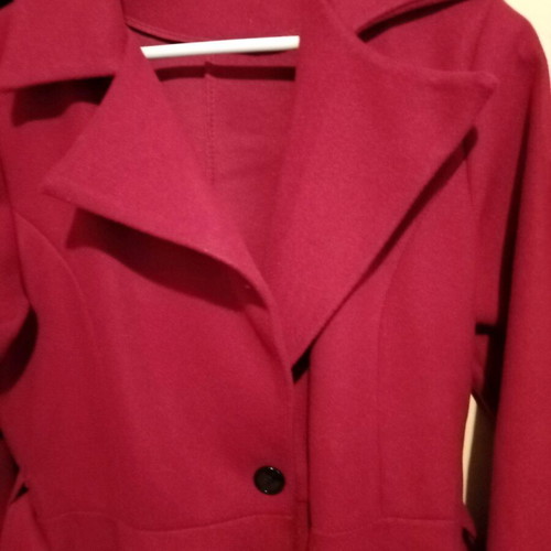 Coat like new, red, size M, chest 100 cm