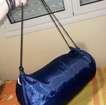Sleeping bag used, blue