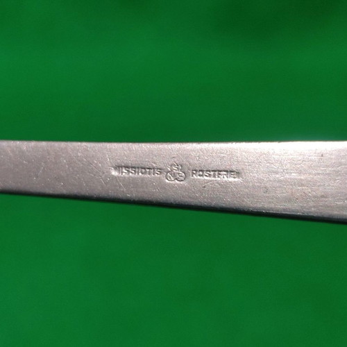 Nissiotis Rostfrei forks used, set of 10, collectible Xenia 1968