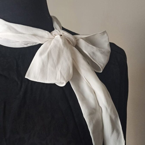 Sandro Paris dress like new, size S, black with silk detail