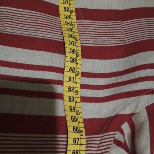 BD Baggies striped short sleeve shirt used, large