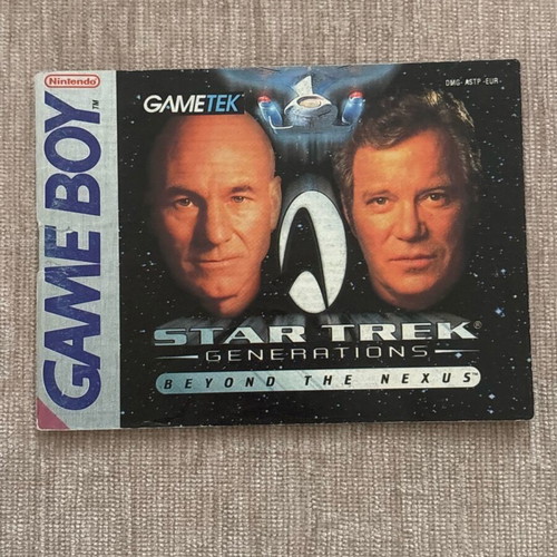 Star Trek Nintendo GameBoy Manual used