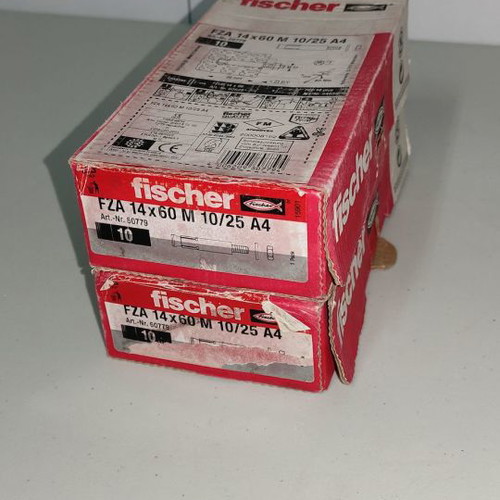 FZA 14x60 M10/20 R ZYKON undermining anchor new