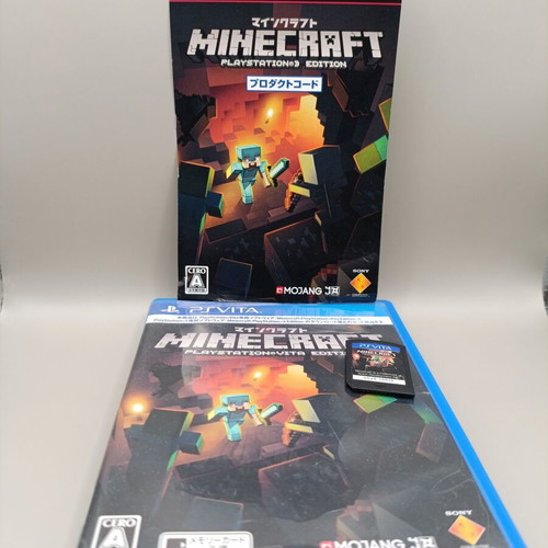 Minecraft PS Vita game like new, Japan import