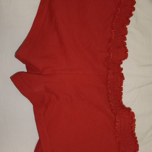 Mayoral red elastic teen shorts, size 164 cm