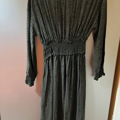 Zara midi dress leopard oil like new