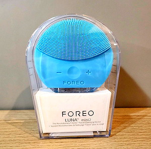 Foreo Luna Mini 2 Βούρτσα Καθαρισμού Προσώπου Aπό Σιλικόνη Aquamarine