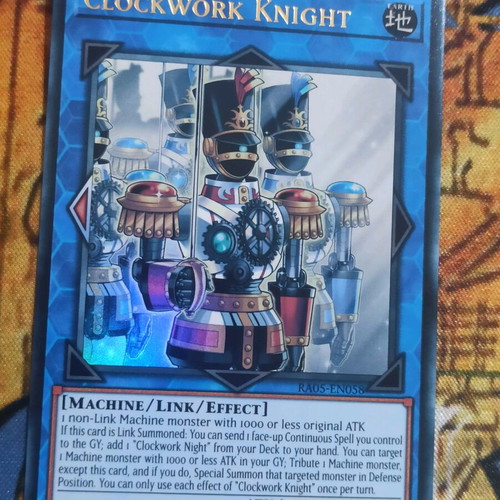 Clockwork Knight Yu-Gi-Oh! card like new, RA05 collection