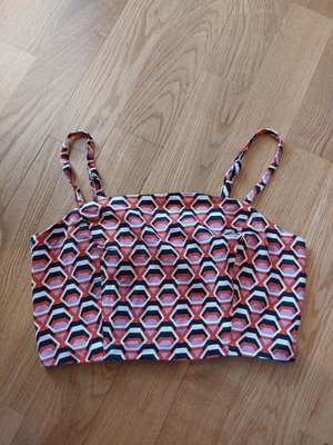 Stradivarius crop top like new, multicolor, size XS