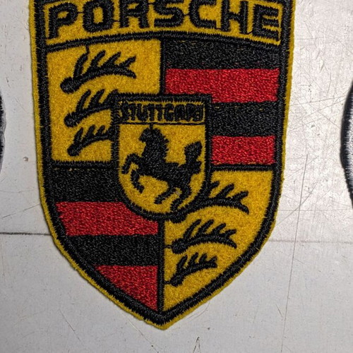 Porsche Bmw Mercedes Benz embroidered badge new