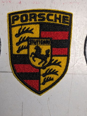 Porsche Bmw Mercedes Benz embroidered badge new