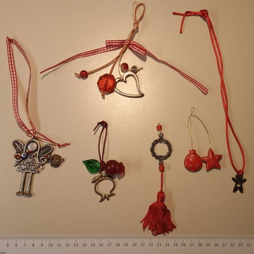 Decorative Christmas charms used Laminato Argento Bongelli kosta boda