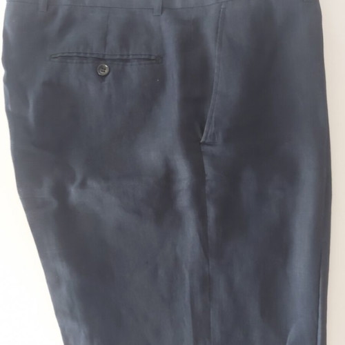 Men's linen pants XL like new, dark navy blue