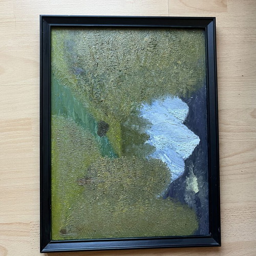 Handmade painting 30x40 cm with frame, custom order