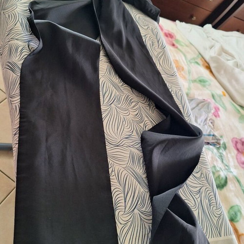 Zara women's black satin strapless blouse used size S