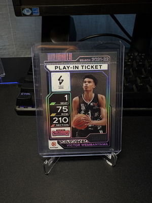 Victor Wembanyama 2025-26 Panini Contenders Euroleague Play-In Ticket new