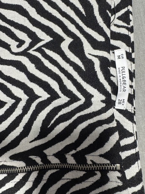 Pull & Bear mini zebra skirt