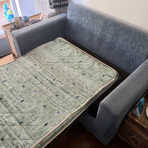 Sofa bed double sofa, single bed, solid wood frame