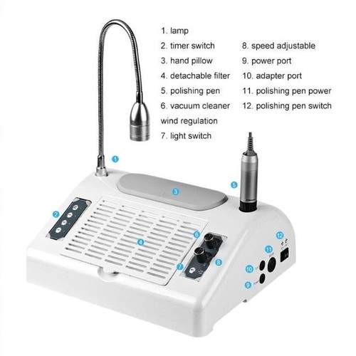 Salon Expert 5 in 1 BQ-777 nail drill new, 30000rpm, 80W