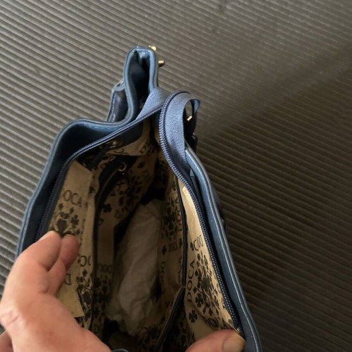 Doca women's handbag like new, blue