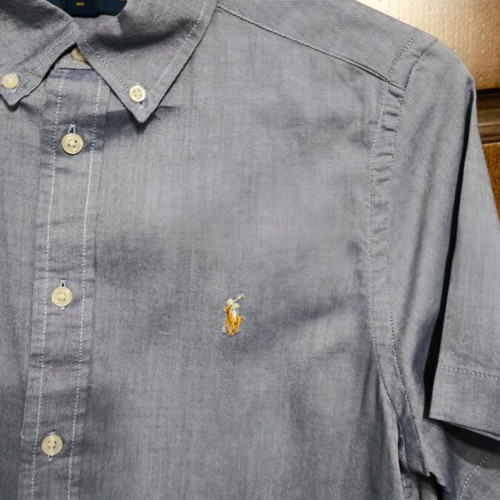Ralph Lauren short sleeve blue shirt for boy 14-16 like new