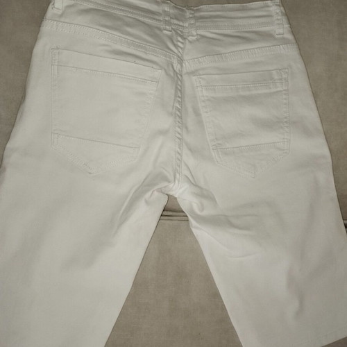 Denim white bermuda shorts new, classic fit