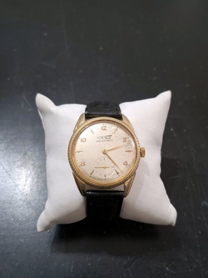 Vintage ρολόι Tissot κουρδιστό μεταχειρισμένο, χρυσαφί, 50s