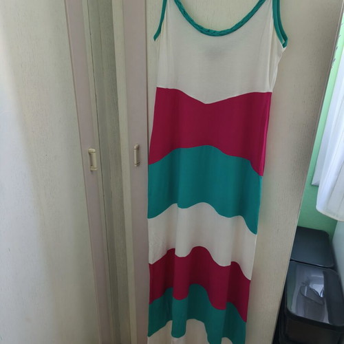 Long mako dress like new, size S/M, multicolor