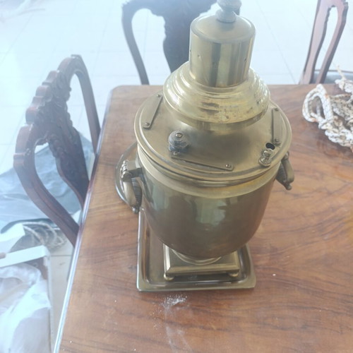 Russian Samovar 1928 used, brass collectible set from Tula