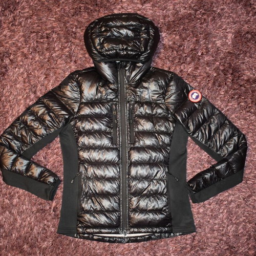 Canada Goose HyBridge Lite Hooded Down women's jacket used, size M, black
