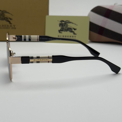 Burberry Gold Edition sunglasses new unisex metal frame black lenses