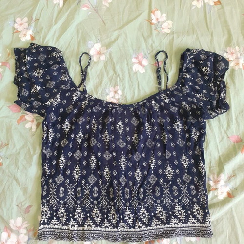 Superdry summer blouse like new, size small, 100% viscose
