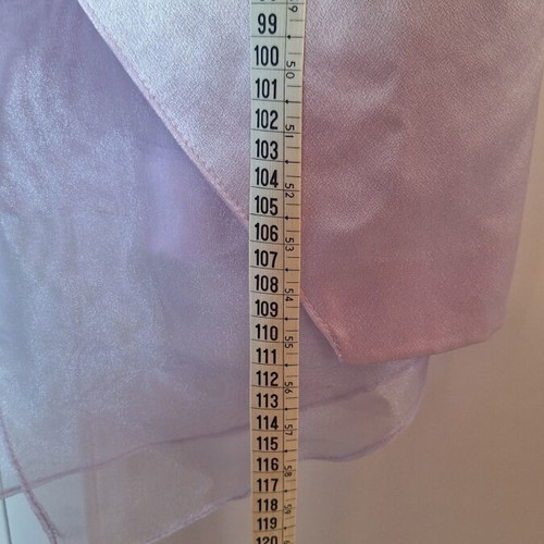 Satin dress pink lilac like new, size L