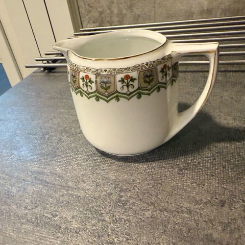 Pitcher used, German porcelain from last century