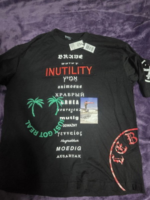 Diesel T-BALM-B2 T-shirt size L, black, new