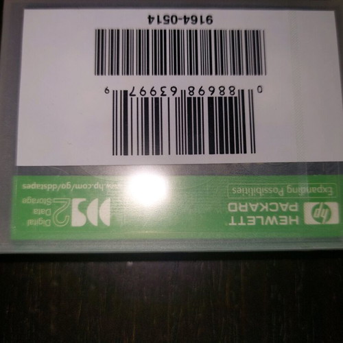 HP DDS-2 data cartridge 8GB, pack of 6, sealed