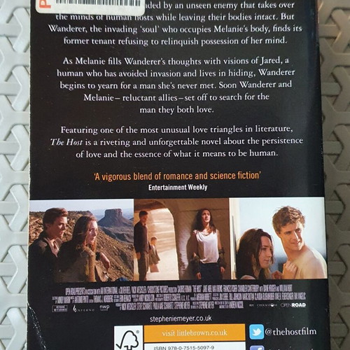 The Host by Stephenie Meyer English edition used
