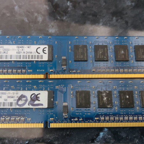 Kingston Ram ddr3 2x 4g 1600mhz used