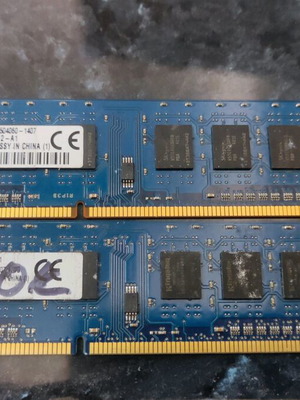 Kingston Ram ddr3 2x 4g 1600mhz used